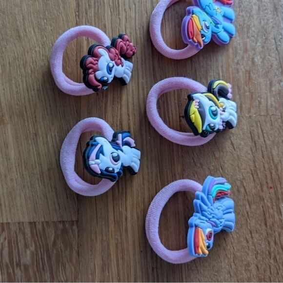 MY little pony elastic set lot of 5 pony elastic - Picture 3 of 4
